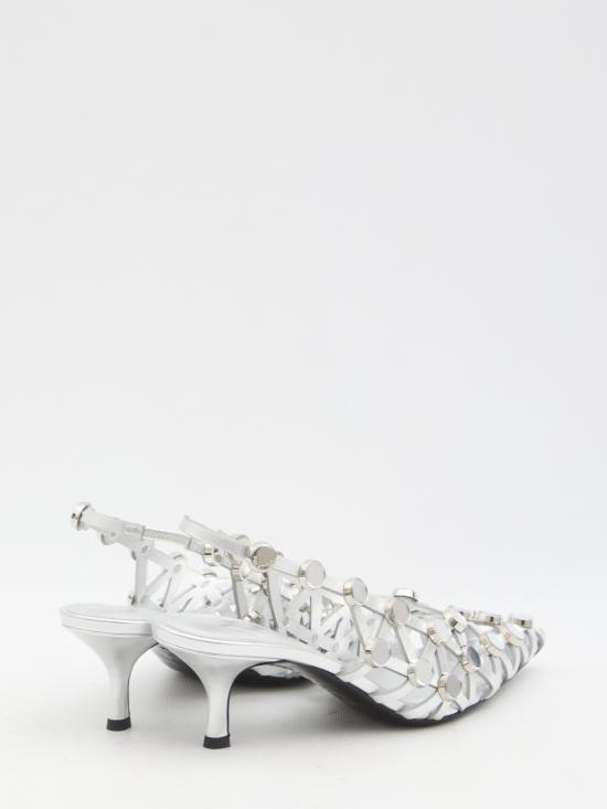 25SS 디 아티코 뮬/슬리퍼 250WSH00844 SILVER - THE ATTICO