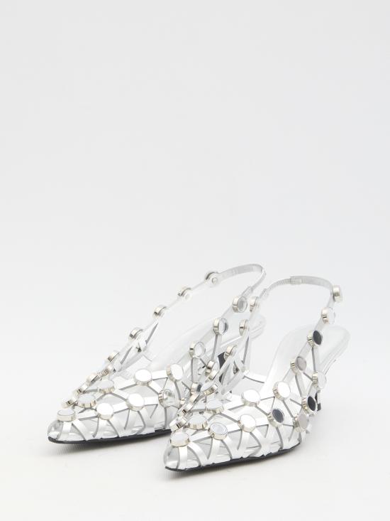 25SS 디 아티코 뮬/슬리퍼 250WSH00844 SILVER - THE ATTICO