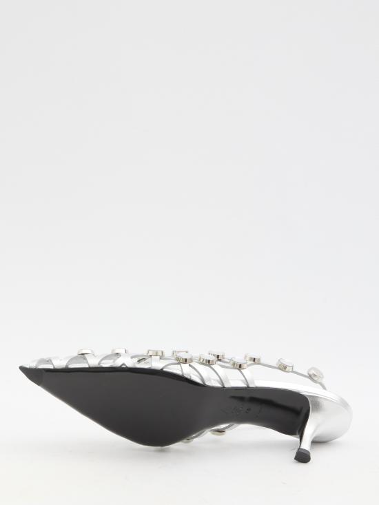 25SS 디 아티코 뮬/슬리퍼 250WSH00844 SILVER - THE ATTICO