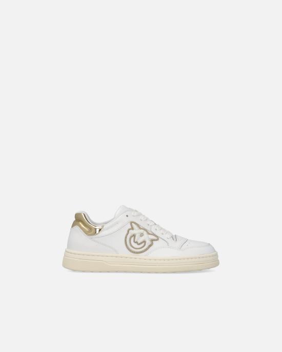 25SS 핑코 뮬/슬리퍼 SS0077P014 ZIA White platinum - PINKO