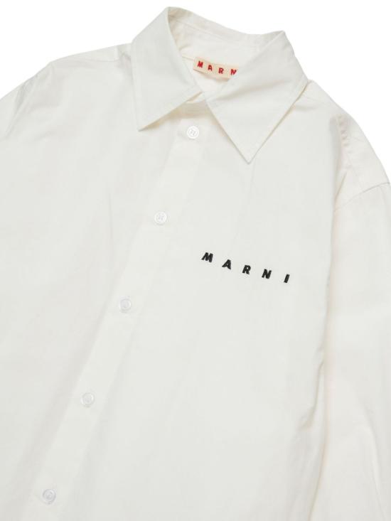 25FW [주니어] 마르니 셔츠 M01628M00UW 0M114 White - MARNI