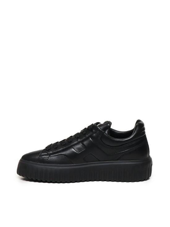 25FW 호간 H 스트라이프 스니커즈 HXM6450FC60LE99999 Black - HOGAN