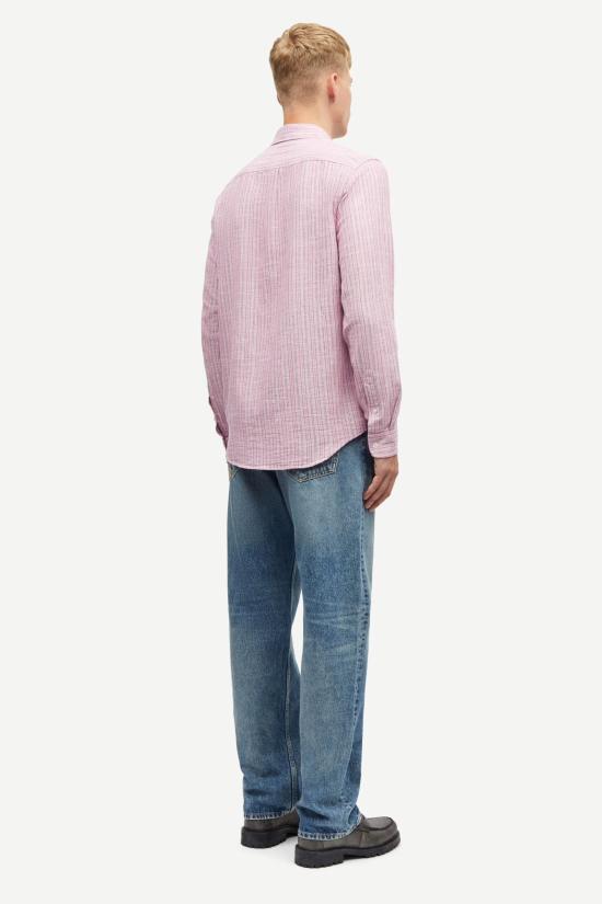 25SS 삼소앤삼소 긴팔 셔츠 M22100012 Orchid haze st Pink - SAMSOE SAMSOE