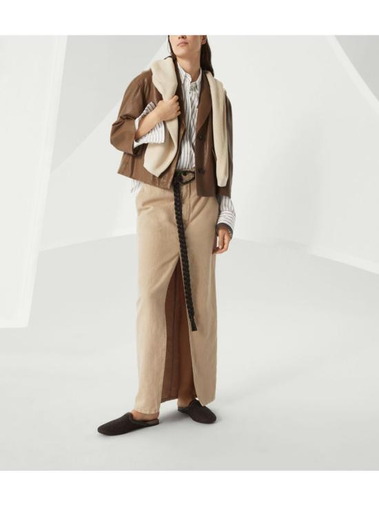 25SS 브루넬로 쿠치넬리 스웨터 M19255002 C9733 White - BRUNELLO CUCINELLI