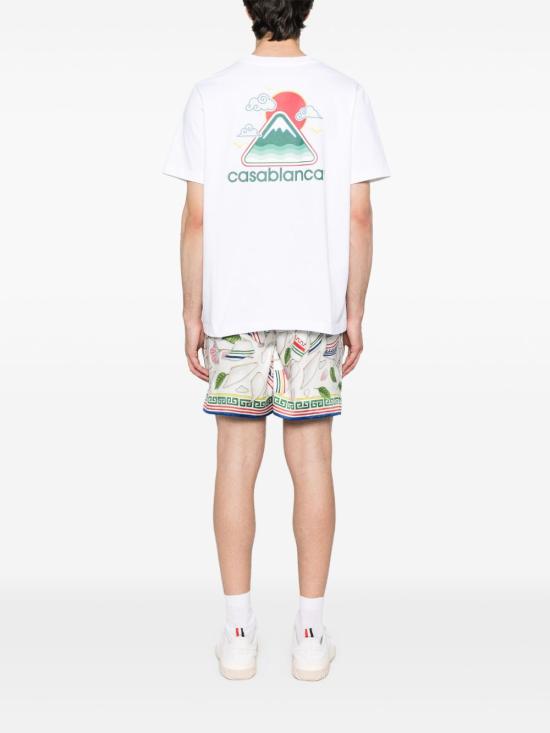 25FW 카사블랑카 반팔 티셔츠 MPF25JTS001 04WHITE White - CASABLANCA