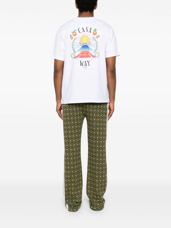 25FW 카사블랑카 반팔 티셔츠 MPF25JTS001 08WHITE White - CASABLANCA