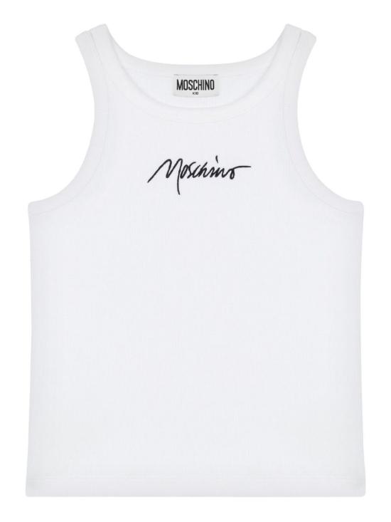 25SS [키즈] 모스키노 탑 HDM06M LBA3910101 White