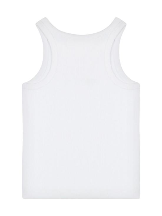 25SS [키즈] 모스키노 탑 HDM06M LBA3910101 White - MOSCHINO