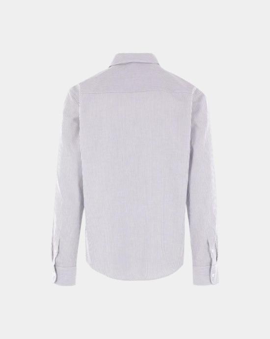 24FW 아미 셔츠 HSH763CO0087 039 Black natural white - AMI