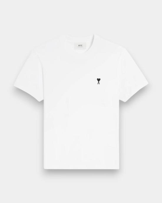 24FW 아미 반팔 티셔츠 HTS346724 100 White