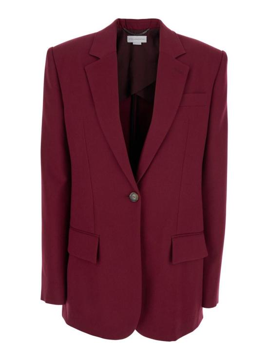 25FW 스텔라 맥카트니 수트 자켓 6501563CU703 6105 Jazzberry