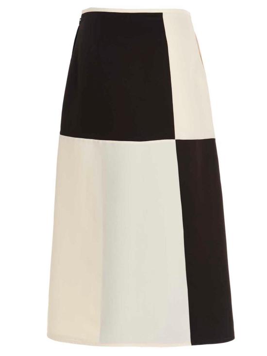  질샌더 미디 스커트 JSWU355106WU391900B267 Multicolor - JIL SANDER