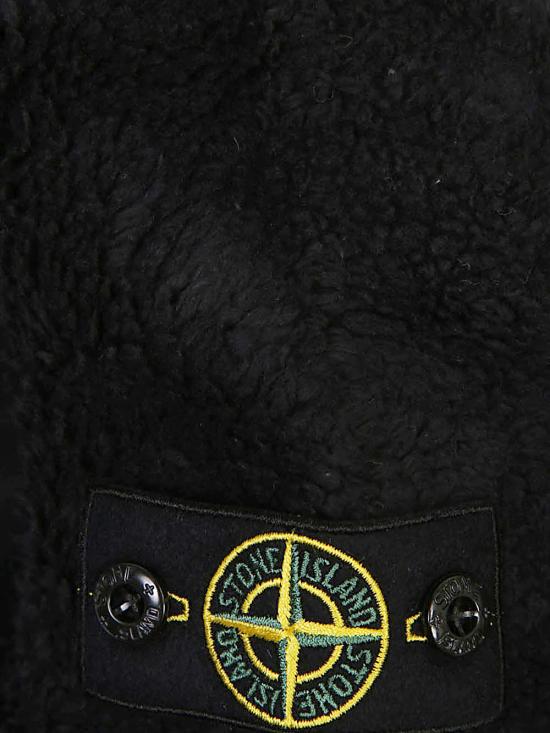 24FW [키즈] 스톤 아일랜드 니트/스웻셔츠 811661945 V0029 Black - STONE ISLAND