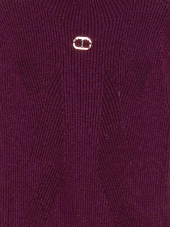 25FW [주니어] 트윈셋 원피스 252GJ3040 04218 Bordeaux - TWINSET