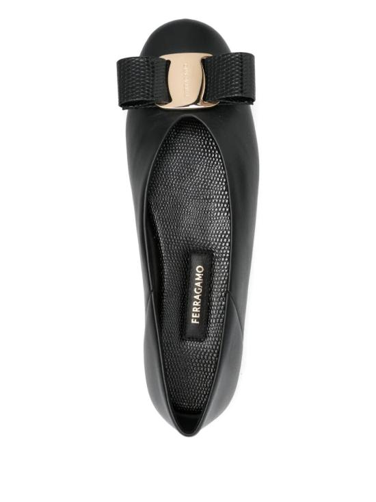 25FW 살바토레 페라가모 플랫 슈즈 01K221 0782883 NERO - SALVATORE FERRAGAMO