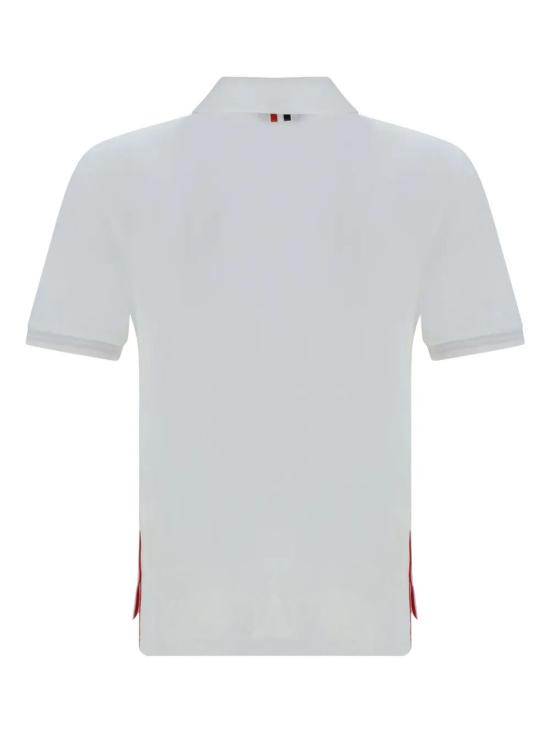 25FW 톰브라운 폴로 티셔츠 MJP022A01455 100 WHITE - THOM BROWNE