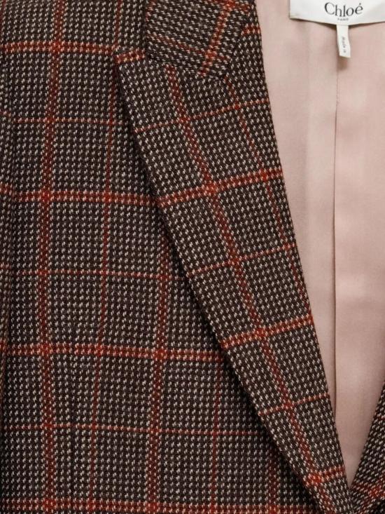 25FW 끌로에 수트 자켓 CH25AVE53097 93C BROWN BEIGE - CHLOE