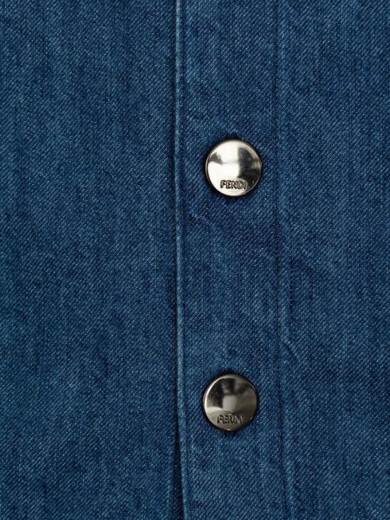 25FW [주니어] 펜디 자켓 JUA242 ATRFF0QG0 Blue - FENDI