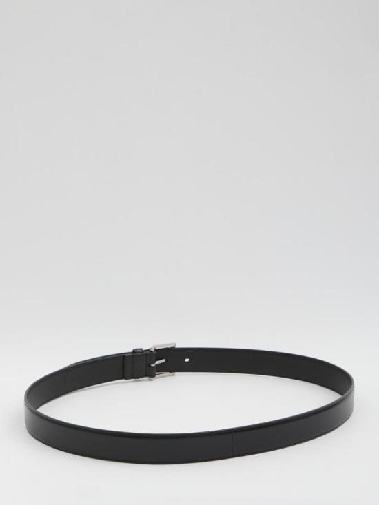 25FW 생로랑 가죽 벨트 5980848 834591 AACC5 1000 Black - SAINT LAURENT
