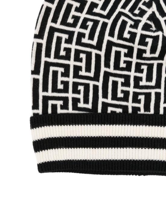 25FW [주니어] 발망 모자 BX0P07 Z2312104NE Black - BALMAIN