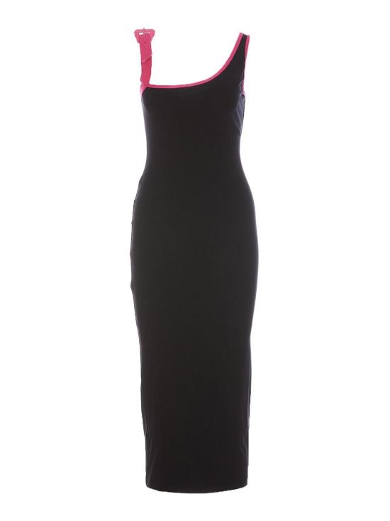  베르사체 미디 원피스 75HAO976 J0089899 Black