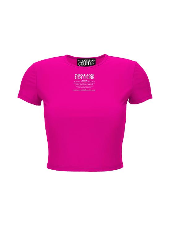  베르사체 반팔 티셔츠 76HAH602 J0128401 Fuchsia