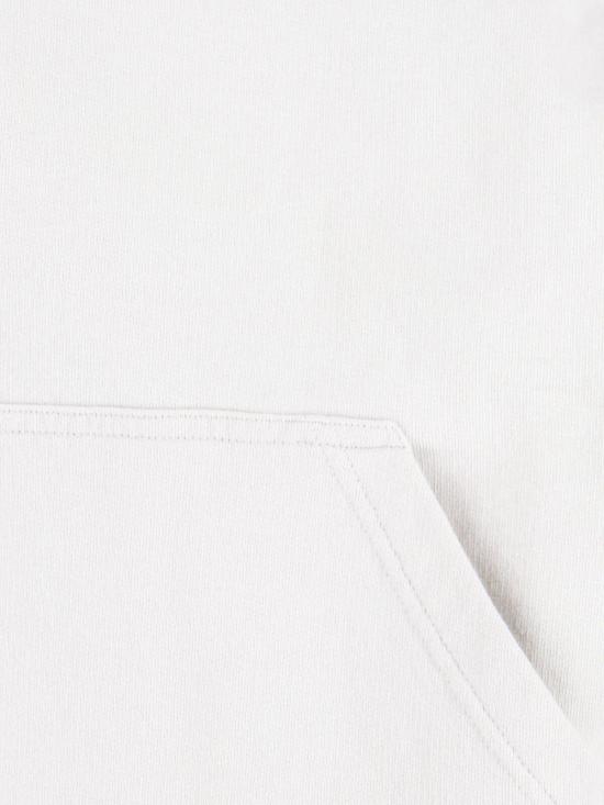 25FW 발렌시아가 로고 후드 티셔츠  818433 TSVO3 9012 White - BALENCIAGA