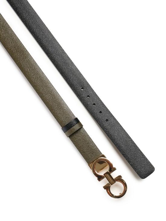 25FW 살바토레 페라가모 벨트 23A565 781468830 GREEN black - SALVATORE FERRAGAMO