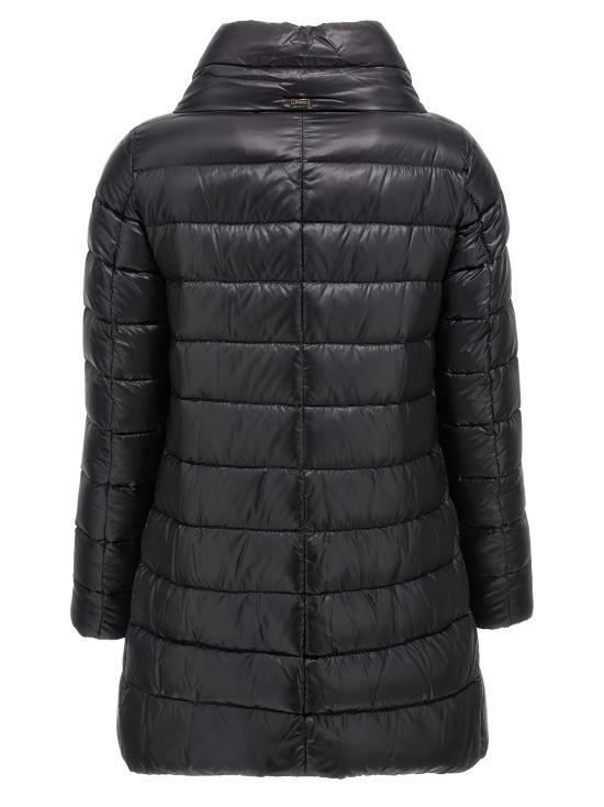 26FW 에르노 아멜리아 A 쉐입 롱패딩 PI0505DIC 12017Z 9300 Black - HERNO