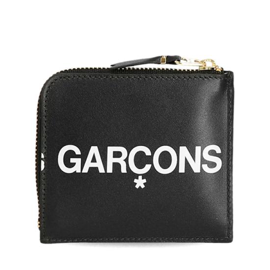  꼼데가르송 휴즈로고 레터링 하프지퍼 SA3100HL BLACK Black - COMME DES GARCONS
