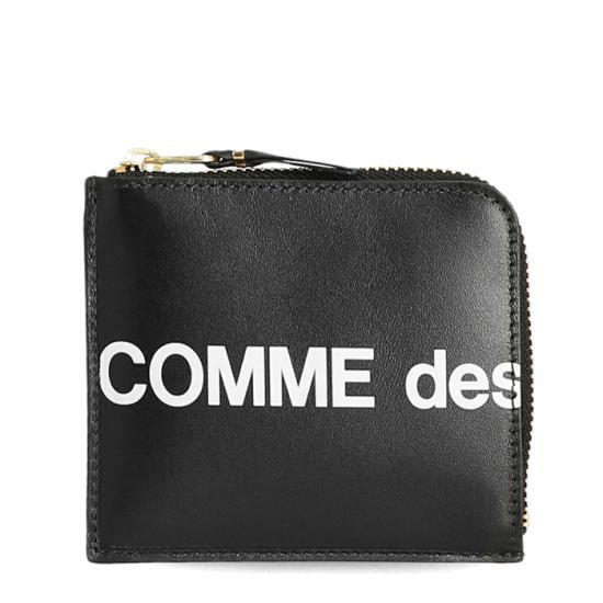  꼼데가르송 휴즈로고 레터링 하프지퍼 SA3100HL BLACK Black