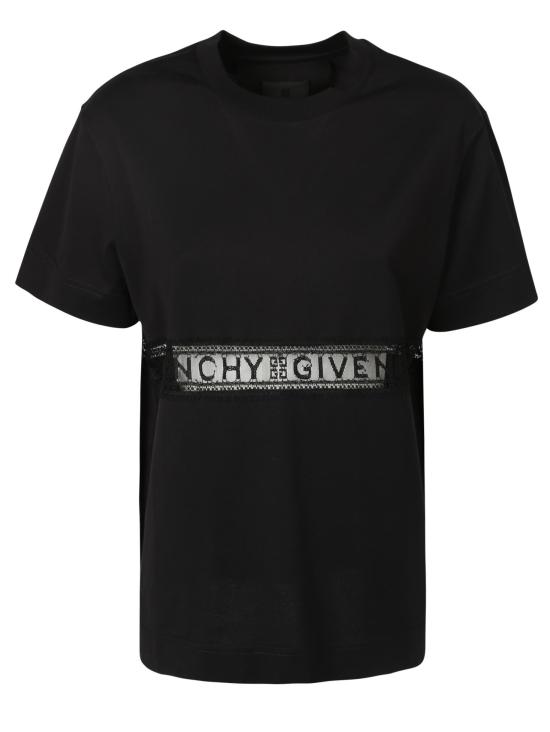  지방시 반팔 티셔츠 BW709T 3Z7Z 001 Black