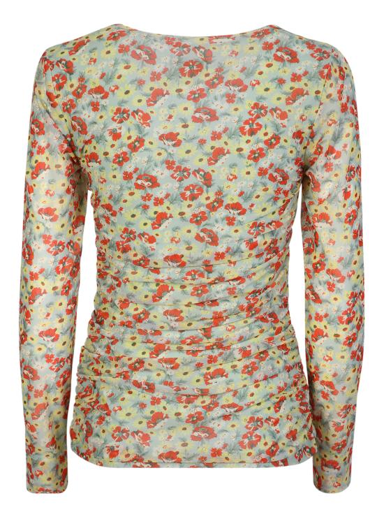  가니 긴팔 티셔츠 T3323 382 Green - GANNI