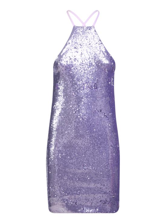  디 아티코 숏 원피스 227WCA146 E060 011 Purple