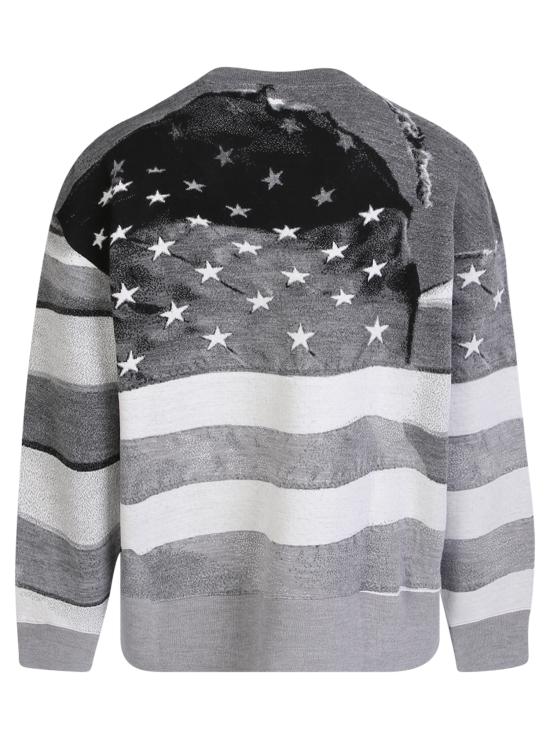  팜앤젤스 스웨터 PMHE041F22 KNI001 0810 Grey - PALM ANGELS