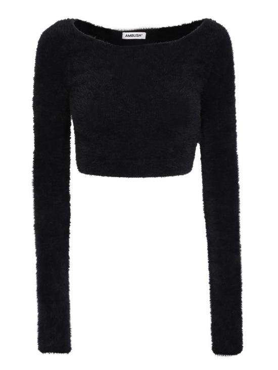  엠부시 스웨터 BWHE022F22 KNI001 1000 Black