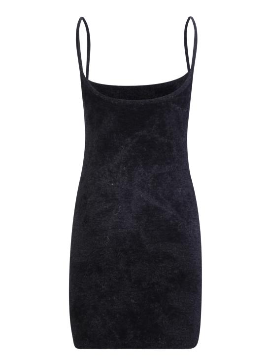  오프화이트 원피스 OWHI067F22 KNI001 1001 Black - OFF WHITE