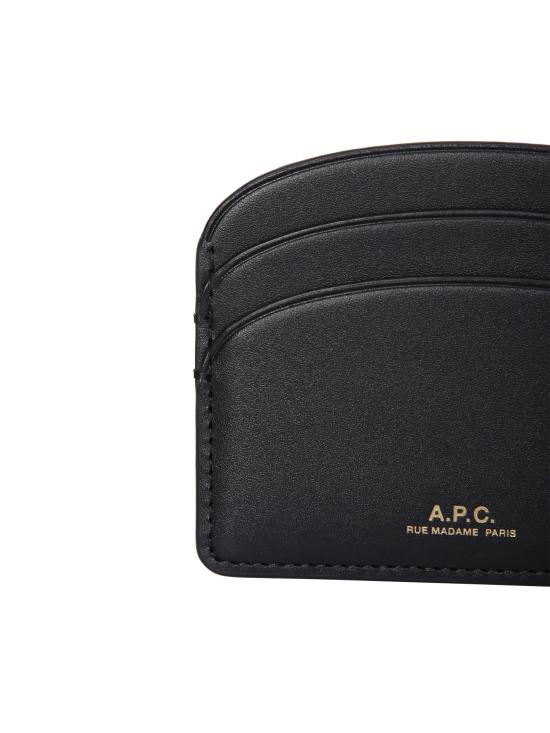 24FW 아페쎄 지갑 PXAWV F63270 LZZ Black - A.P.C.