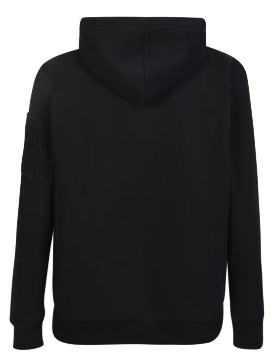  알파 후드 티셔츠 128341 03 Black - ALPHA