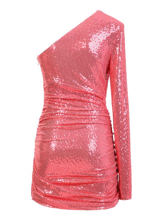  알렉산드레 보티에 숏 원피스 223DR1616 1703 EMBER GLOW Pink - ALEXANDRE VAUTHIER