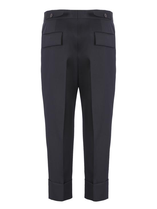  사피오 스트레이트 팬츠 N8 GABARDINE NERO Black - SAPIO