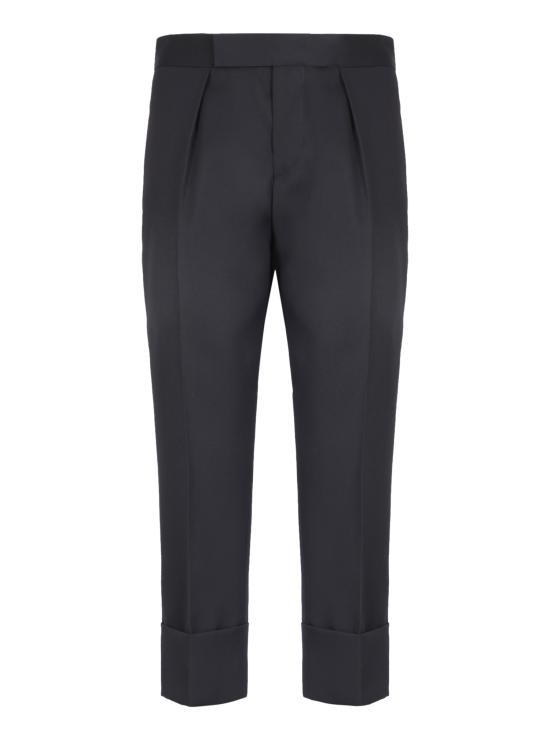  사피오 스트레이트 팬츠 N8 GABARDINE NERO Black
