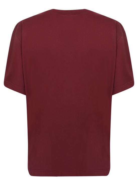  써네이 반팔 티셔츠 MRTWXJER02 8COT002 T008 Bordeaux - SUNNEI