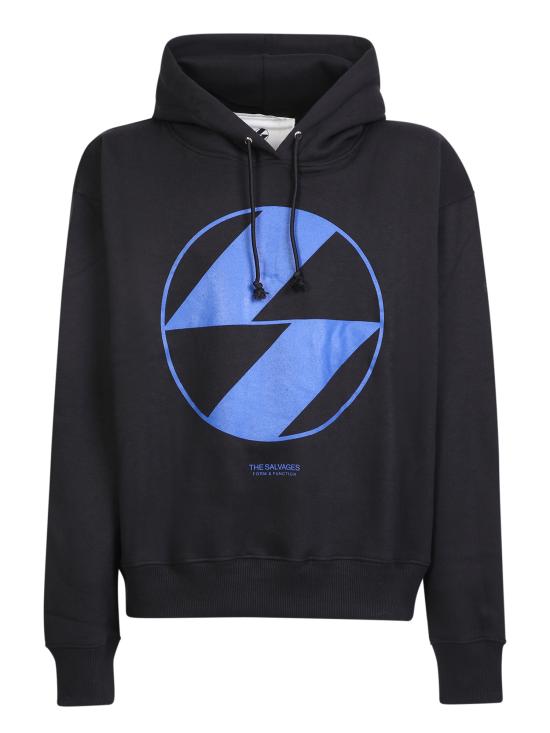  더 샐비지스 후드 티셔츠 AW221028 BLK Black