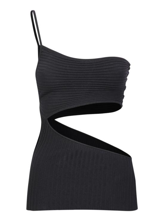  안드레아 아다모 이브닝 티셔츠 ADFW22 TO12770 473 Black