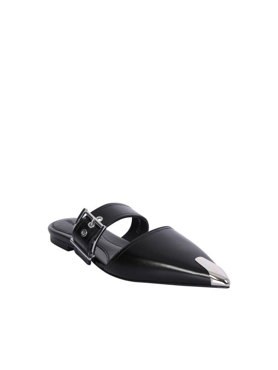  알렉산더 맥퀸 플랫 슈즈 733188 WHSWD 1081 Black - ALEXANDER MCQUEEN