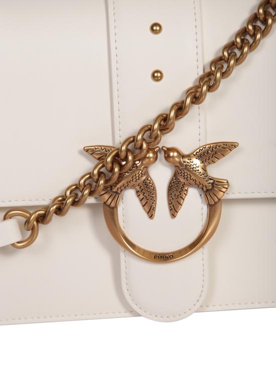 25FW 핑코 크로스백 100053 A0F1 Z14Q White - PINKO