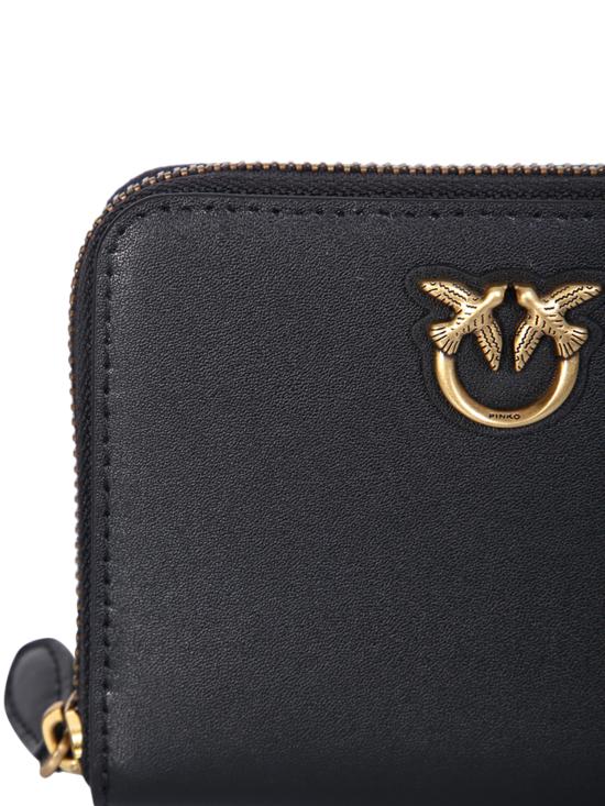 25FW 핑코 지갑 100249 A0F1 Z99Q Black - PINKO