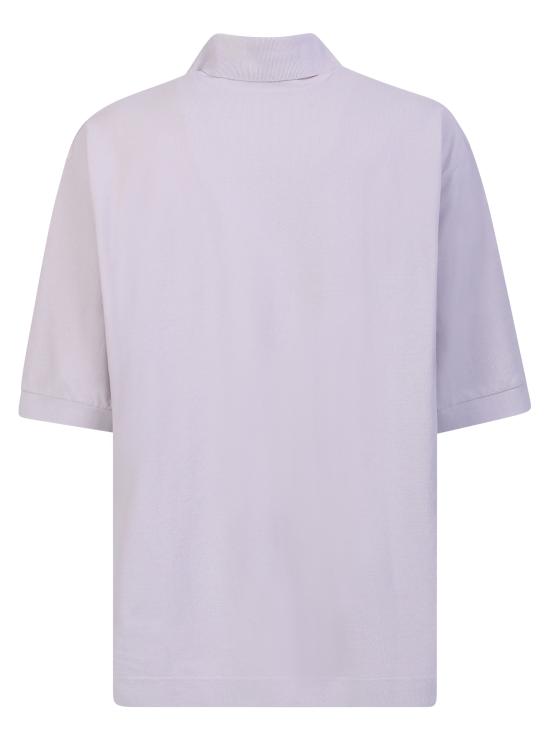  아크네 스튜디오 로고 자수 폴로셔츠 BL0326 CSS Purple - ACNE STUDIOS