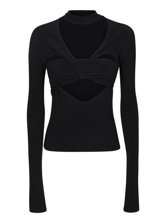  엠부시 스웨터 BWAD043S23 JER001 1000 Black